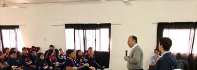 La Defensoría dio una charla institucional y sobre Educación Vial para alumnos del Instituto Privado “Mahatma Gandhi”