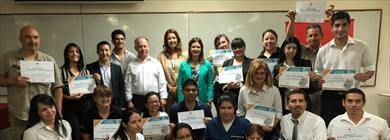 Entregan certificados de curso de capacitación en CyMAT