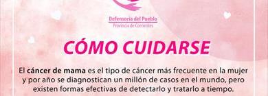 EN EL MES DE LA LUCHA CONTRA EL CANCER DE MAMA